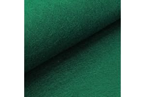 MERCERIA POUR TOI... Tessuto Pannolenci Ritaglio 25 x180 cm Vari Colori Hobby Cucito Creativo Pupazzi Fai da Te Pannello Stoffa Tessuto decorazioni (437 Verde scuro)