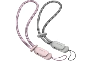 SURPHY 2 Pièces Cordons avec dragonnes à main pour couple, pour téléphone portable, clé, USB, lecteur MP3, MP4 et Plus