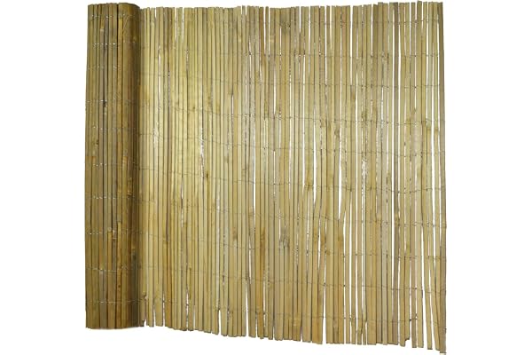 Floordirekt | Brasil | Canisse en Bambou Fendu Naturel | Clôture en Bambou Pare-Vue - Coupe-Vent Naturel | Qualité supérieure | Idéale pour Jardin, Balcon et terrasse | 100 x 300 cm