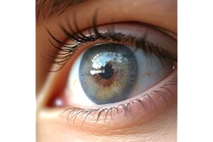 Glamlens lentilles de couleur bleu naturelles colorées très haute opacité Jasmine Blue + étuis à lentilles de contact I 1 paire (2 pièces) I DIA 14,00 I sans correction I 0,00 Dioptries