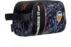 OFITURIA Valencia CF Neceser – 1 Bolsillo Cremallera Simple Asa para Transporte – Medidas 25x15,5x11 cm Color Negro