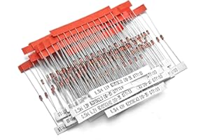 Chanzon 34 Werte 0,5W Zenerdioden-Set (2V 2,2V 2,4V 2,7V 3V 3,3V 3,6V 3,9V 4,3V 4,7V 5,1V 5,6V 6,2V 6,8V 7,5V 8,2V 9,1V 10V 11V 12V 13V 15V 16V 18V 20V 22V 24V 27V 30V 33V 36V 39V 43V 47V)