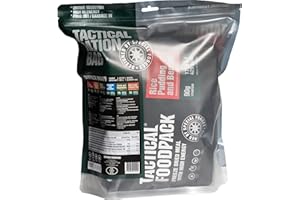 SAVE & PROTECT TRADING Tactical Foodpack Sixpack Bravo - Ration de survie 6 repas + sac chauffant - 12019 kJ / 2872 kcal - Durable jusqu'en 2030 - nourriture lyophilisée en plein air