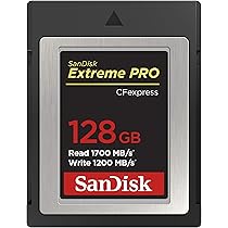 SanDisk Extreme Pro CFexpress-Speicherkarte Typ B 128 GB: Amazon 