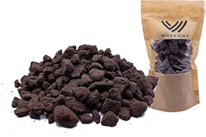 WYSKONT Piedras Volcánicas 1 Liter 10-15 mm - Sustrato de Acuario - Mantillo de Lava - Decoración de Acuarios - Decoración de Terrarios - Piedras de Acuario - Grava de Acuario - Grava Ornamental