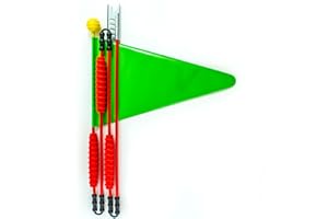 BIKESAFE cycley® | Bicicletta Gagliardetto Bandiera | Bici per bicicletta per bambini | 4 pezzi | Wimpel lunghezza 160 cm | ad esempio sicurezza Gagliardetto per PUKY Rad