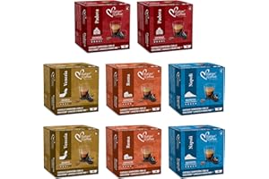 ITALIAN COFFEE FOR ESPRESSO LOVERS Italian Coffee, 128 Coffee Capsules Compatible with Lavazza A Modo Mio – Italian Espresso Tasting Bundle – Padova, Venezia, Roma and Napoli
