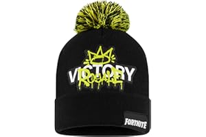 Fortnite Beanie Hat for Boys & Teens, Warm Knitted Winter Hat, Winter Accessories for School Travel Days Out, Gifts for Gamers