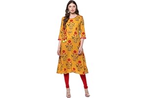 Janasya Indian Tunic Tops Baumwolle Kurti für Frauen