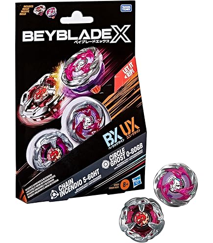 Beyblade X Beat Tyranno 4-70Q & Knife Shinobi 4-80HN Dual