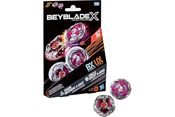 Beyblade X Dual Pack Circle Ghost 0-80GB et Chain Incendio 5-60HT