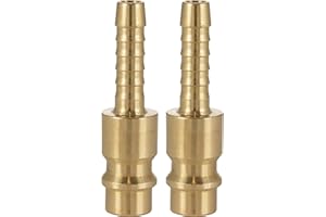 Poppstar 2x Connecteur pour air comprimé DN 7.2 avec embout (diamètre 6,5 mm) pour raccords d'air comprimé