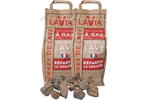 TODOSTONES Piedra de Lava Barbacoa de Gas 30-50 mm Gris (6 Kg)