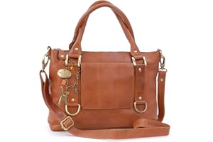 Catwalk Collection Handbags - Cuir Véritable - Sac à Main/Sac porté épaule avec Bandoulière réglable et détachable/Sac Porté Croisé - Femme - GALLERY