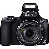 Canon CAN2395 PowerShot SX60 HS Camera Black 16.1MP 65xZoom 3.0LCD FHD 21mm Wide WiFi