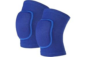 Sibba Ginocchiere per Bambini Antiscivolo Imbottite In Gommapiuma per Sport Quotidiani Elastiche Morbide Ginocchiere per Pallavolo Ballo Corsa Pattinaggio Basket Calcio Sport Uomini