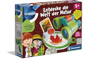 Clementoni Galileo Lab – Entdecke die Welt der Natur, spannender Koffer zum Erkunden der heimischen Flora & Fauna, Spiel und Spaß im Freien, für angehende Biologen ab 5 Jahren von Clementoni 59267