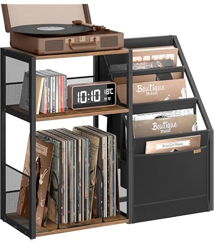 Ameriwood Home Gray Record Player Stand 8325408COM At