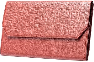 EROFA Etui na pióro wieczne z prawdziwej skóry, brązowe etui na długopisy ze skóry bydlęcej, 12 podzielonych przegródek, torba ekspozycyjna na długopisy o różnych rozmiarach