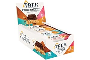 JB'S TREK TREK Barrita Proteíca de Avena | Pack Multisabor | Plant-Based | Sin Gluten | Vegano | 16 x 50g Barritas | 800g