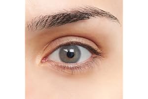 LENTES DE CONTACTO VIP Jazz VIP lenti a contatto colorate Grigio Blu dal design super realistico 2 lenti a contatto Annuali senza gradazione + kit con astuccio, pinzette e ventosa in silicone