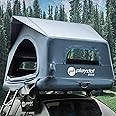 BOOMLATU 2-Person Inflatable Car Roof Top Tent with Pump, Waterproof 3000MM UPF 50+ Camping Tent for Vehicle, Car Camping and Outdoor Travel