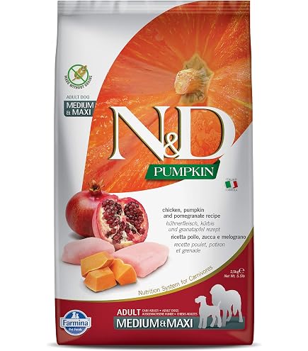 FARMINA ND Hundefutter Senior, Medium/Maxi – Huhn & Dinkel, 2,5 Kg, Für ältere Hunde
