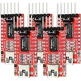 AZDelivery Kompatibel mit FT232RL USB zu TTL Serial Adapter für 3,3V und 5V kompatibel mit Arduino inklusive E-Book!