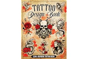Tattoo Design Book | 1,200+ Inspiring Tattoo Ideas: Flash Art, Symbols & Unique Designs for Artists and Ink Lovers — Meaningful Tattoos in All Styles: Nature, Animals, Myth, Spiritual, Abstract & More