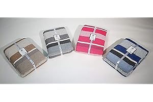 SpazioTessile Copritutto Copridivano Copriletto Cotone Singolo Piazza e Mezza Matrimoniale Joy (Marrone, 1 Piazza 170x260)