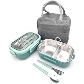 Valkyrie Isı Yalıtımlı Termal &Ccedil;antalı &Ccedil;elik Lunch Box &ndash; BPA&rsquo;sız, Sızdırmaz, &Ccedil;ok B&ouml;lmeli Yemek Kabı Su Yeşili