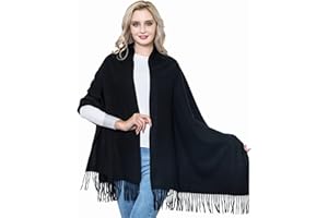 vimate Kaschmir Schal und Tuch, Damen Dicker Weicher Kaschmir Pashmina Schal Wrap