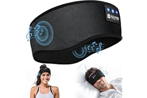 LOVE EYE Sleep Headphones Wireless Bluetooth 5.4 Headband Headphones for Sleeping & Sport,Soft Sleep Headband with Earphones for Men Women