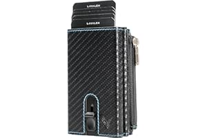 Lavalen® Portafoglio Uomo Pelle Vera Grande Capacita - Protezione RFID - Portamonete Uomo Fatto a Mano - Porta Carte di Credito - Regalo Uomo Perfetto.