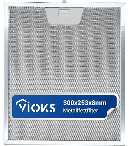 AllSpares Metallfilter für Dunstabzugshauben geeignet für AEG-Electrolux Zanussi 50248271004, Franke Faber 1330071330, Küppersbusch 538153 und Whirlpool 482000027080 (300x253x7mm) (2 Stück AllSpares Metallfilter für Dunstabzugshauben geeignet für AEG-Electrolux Zanussi 50248271004, Franke Faber 1330071330, Küppersbusch 538153 und Whirlpool 482000027080 (300x253x7mm) (2 Stück