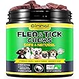 Flea and Tick Prevention for Dogs Chewables,Tick Shield Soft Tablets(375g,150chews), Natural Dog Flea & Tick Control Supplement Oral Pills,Easy to Use Tick Protection,Pest Defense-Peking Duck Flavor