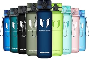 Super Sparrow Bouteille d'eau - Gourde - 350ml/500ml/750ml/1000ml - sans BPA - Convient pour Le Sport, la randonnée, l'école, Le Bureau, en Plein air