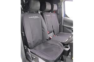 CAR SEAT COVERS DIRECT Ford Transit Connect Seat Covers | Heavy Duty | Waterproof | Universal Van Seat Cover | Front Pair
