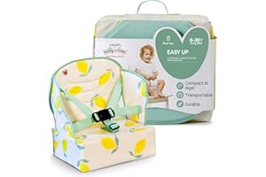 Rehausseur Chaise Easy Up BabyToLove | Léger, compact et facile à transporter | Happy Lemon