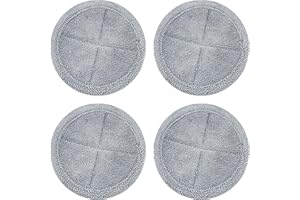 MOVKZACV Almohadillas de repuesto para fregona eléctrica de la cabeza de la fregona, lavables, reutilizables y lavables, para Dyson fácil de instalar