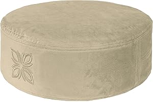 ‎OMNANA OMNANA® Cushy™ Meditationskissen Velvet - Luxuriöser Samtbezug, Erhältlich in 10cm, 15cm oder 20cm Höhe, Perfekt für Meditation und Yoga