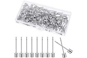 Xinjoduz Igły do pompowania piłek, igły do pompowania z pudełkiem do przechowywania, igły do pompki do koszykówki, igły do piłki koszykówki, nadmuchiwania, sportu, piłki nożnej, koszykówki, siatkówki,