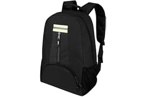 QEES Elektriker Werkzeugtasche, Wasserdichter Werkzeugrucksack, Schwerlast Dauerhaft Elektriker Rucksack, Multi Taschen Werkzeugtasche Rucksack Kompatibel mit Klein HVAC CLC Werkzeuge (Schwarz)
