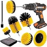 Spazzole per Trapano Elettrico 8PCS Spazzole per Trapano per Pulire Drill Brush Power Scrubber Spazzole per la Pulizia Spazzo