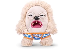 Fuggler Vacay Vibes by ZURU, Funny Ugly Monster, Plush, Collectible, Toy (Hedge Grog - krem)