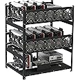 Mining Rig Frame for 10 GPU 2 SMPS with Cooling by Xtrememiner Model Mini F