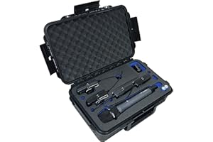 MC-CASES ® Koffer für Sennheiser Evolution Wireless G4 Serie – Sennheiser EW G4 - Viel Platz für Zubehör z.B. 4X Taschensender, Kabel und mehr