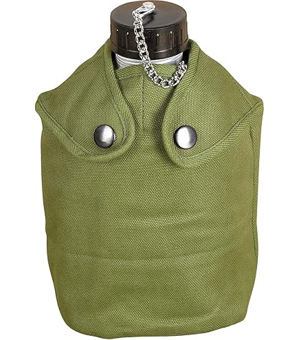 Gourde Militaire US Mil-Tec 2QT Avec étui Et Ceinture – Olive – Neuve