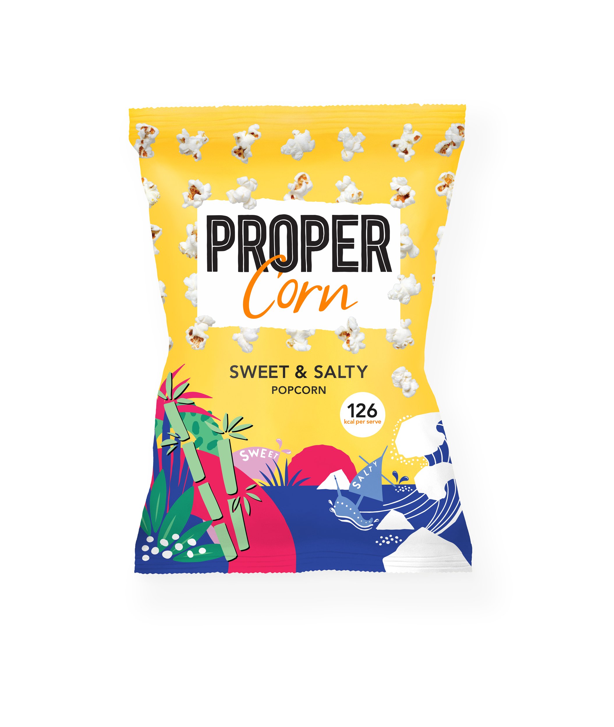 Propercorn Sweet and Salty Popcorn Sharing Bag, 90 g Fresh Store Shop