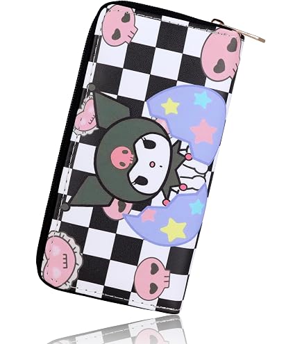 Lot 6 Portefeuilles Enfants Anime - Zip Cartoon Pochettes Monnaie Cartes Garçons Filles